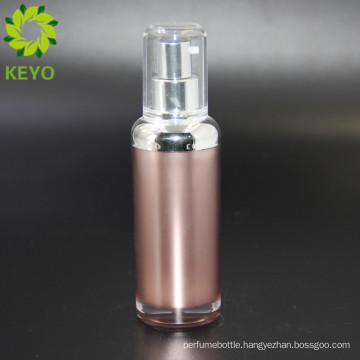 30ml brown acrylic cosmetic airless pump bottle